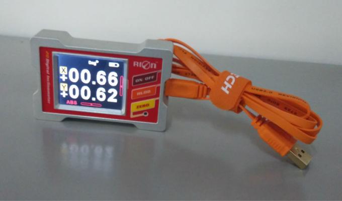 Double rapporteur en métal d'axe de la réponse DMI420 rapide avec le PAQUET multifonctionnel de BOÎTE EN BOIS de commutateur d'unité double de l'alarme Deg/mm de calibrage