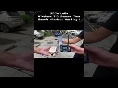 Résultat du test du capteur de pente sans fil DAM825 300m LoRa - fonctionne parfaitement!